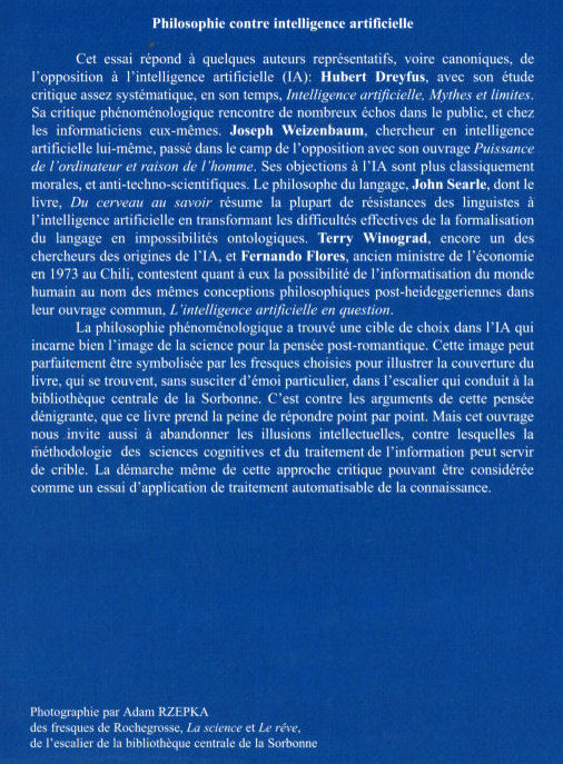 Philosophie contre Intelligence artificielle